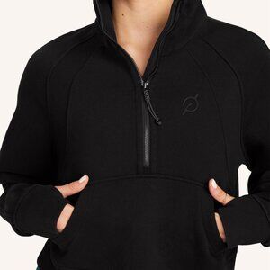 NWT XS  Lululemon Scuba Oversized Funnel-Neck Half Zip Cropped Super Cute